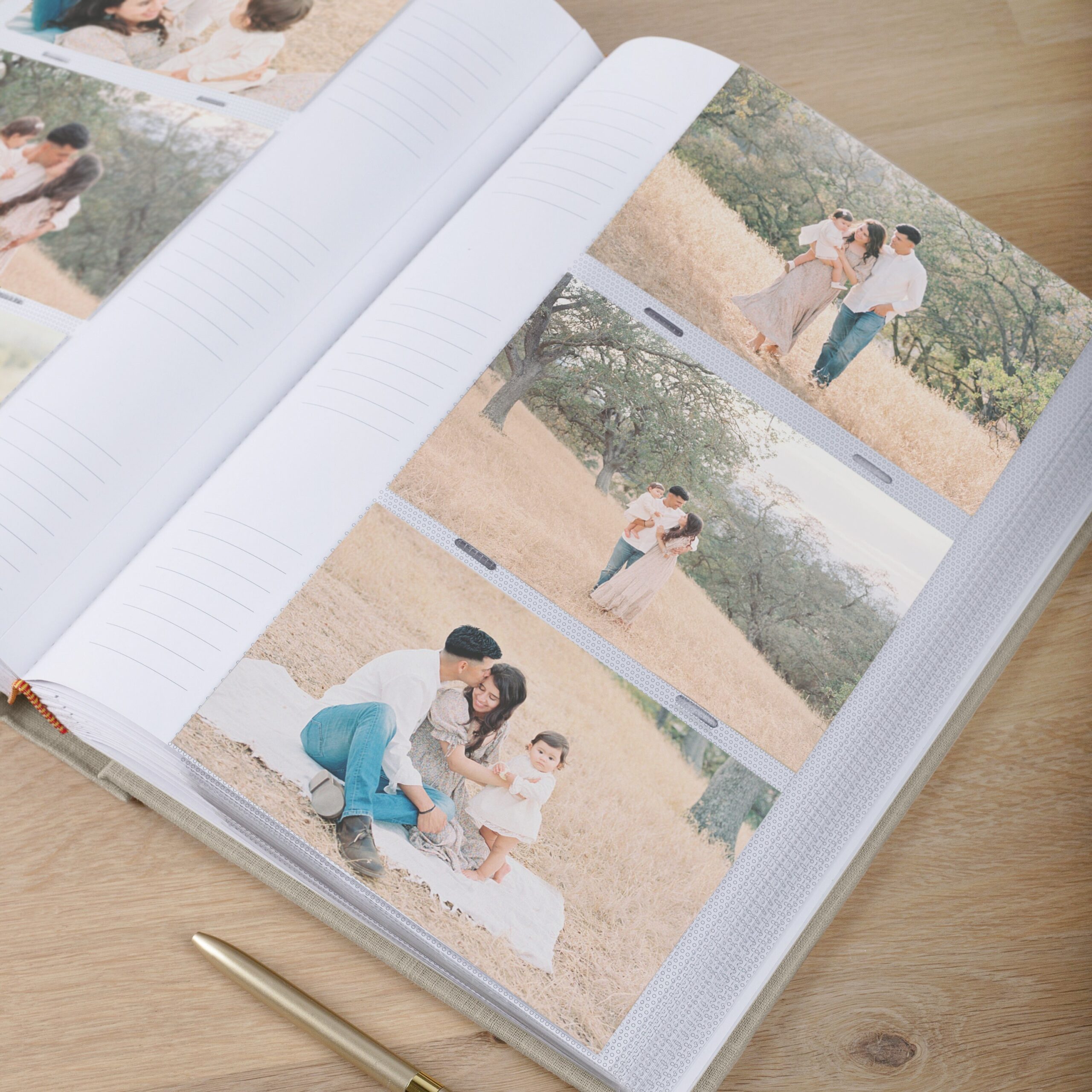 Photo Album with Sleeves for 300 4x6" 10x15cm Photos | Custom Wedding Slip In Photo Album - Image 2