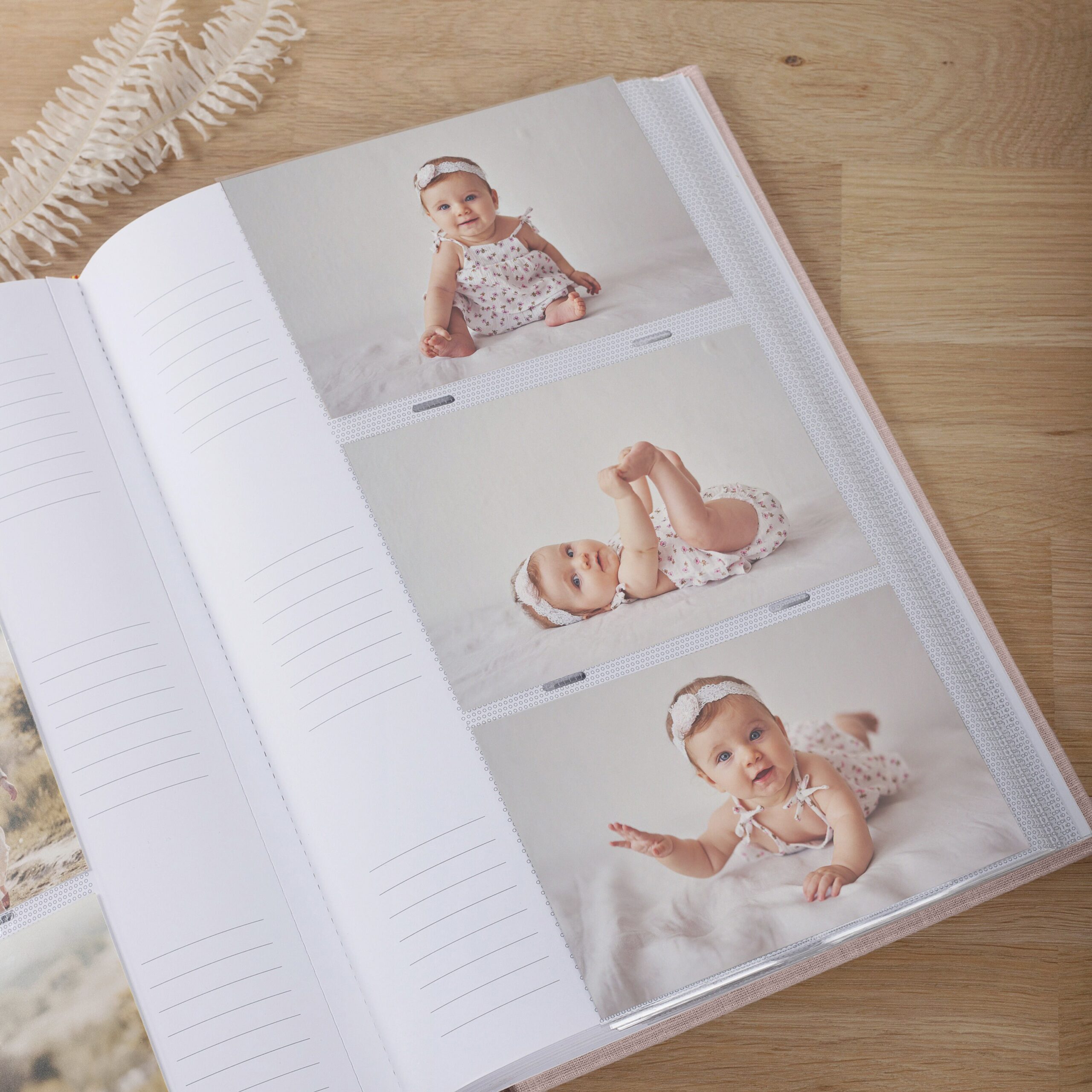 Baby Photo Album with Sleeves for 300 4x6" 10x15cm Photos |  Baby Slip In Photo Album #3 - Image 2