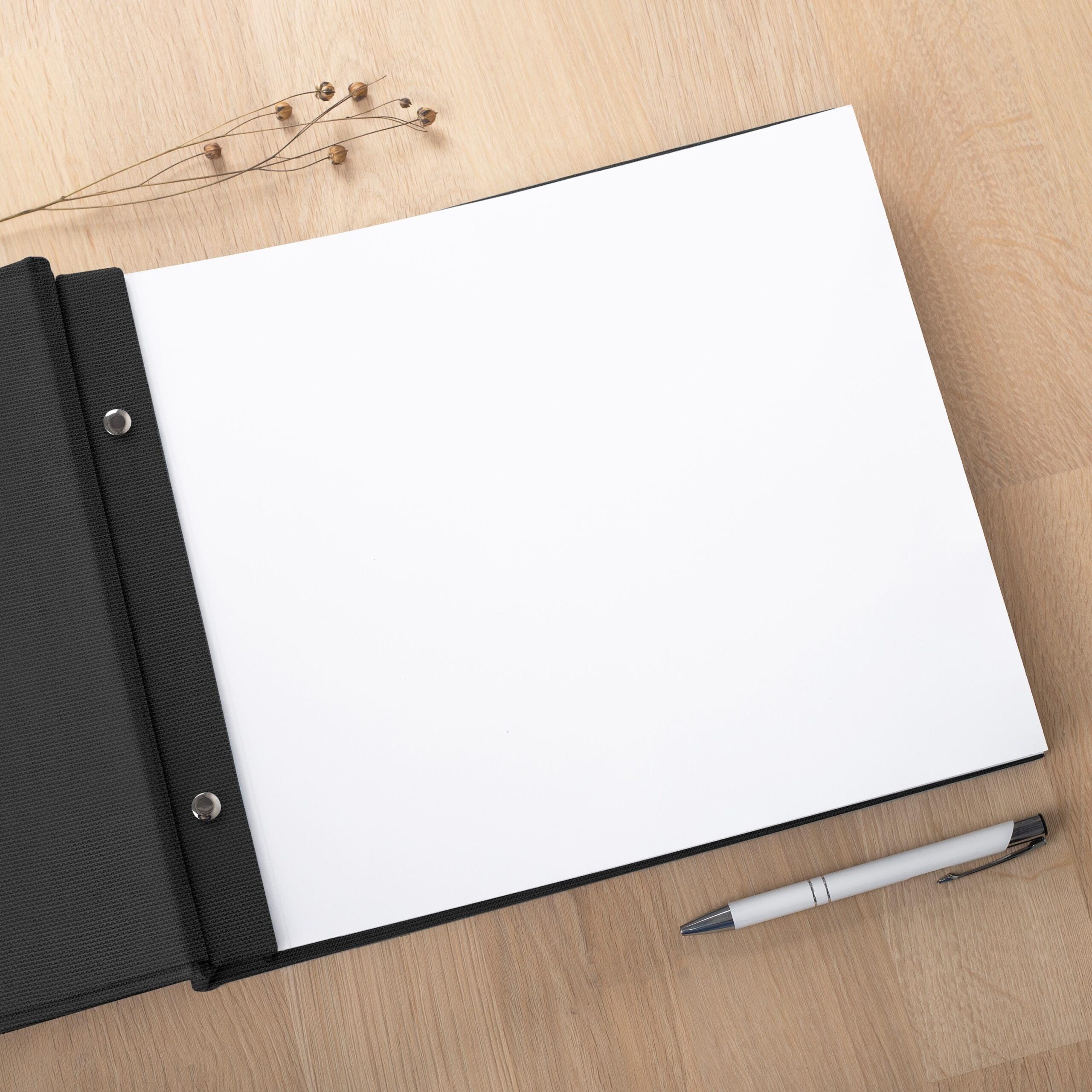 Personalized Memorial Condolence Book | Blank or Printed Pages #1 - Image 4