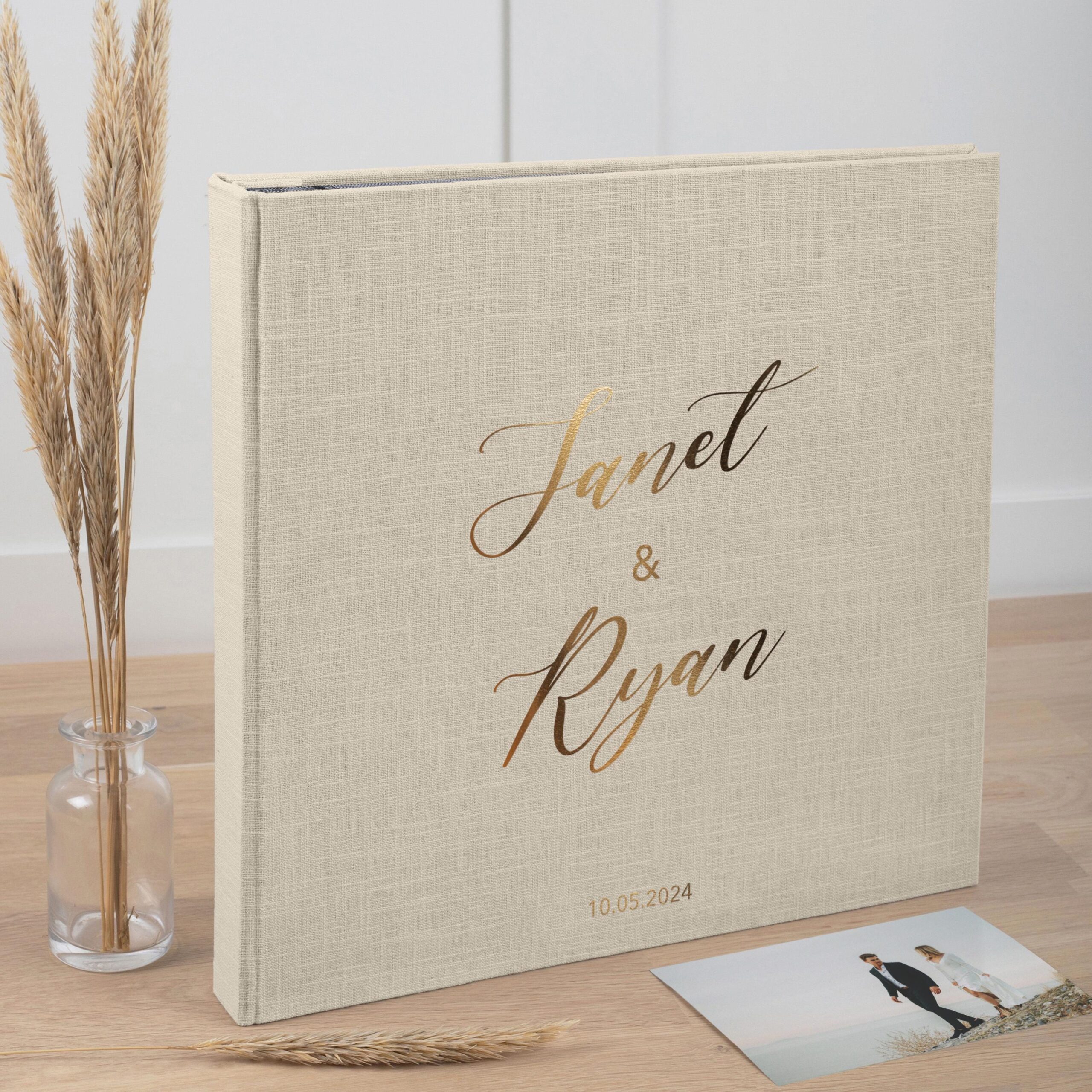 Photo Album with Sleeves for 120-1200 4x6" 10x15cm Photos | Wedding Slip In Album - Image 3