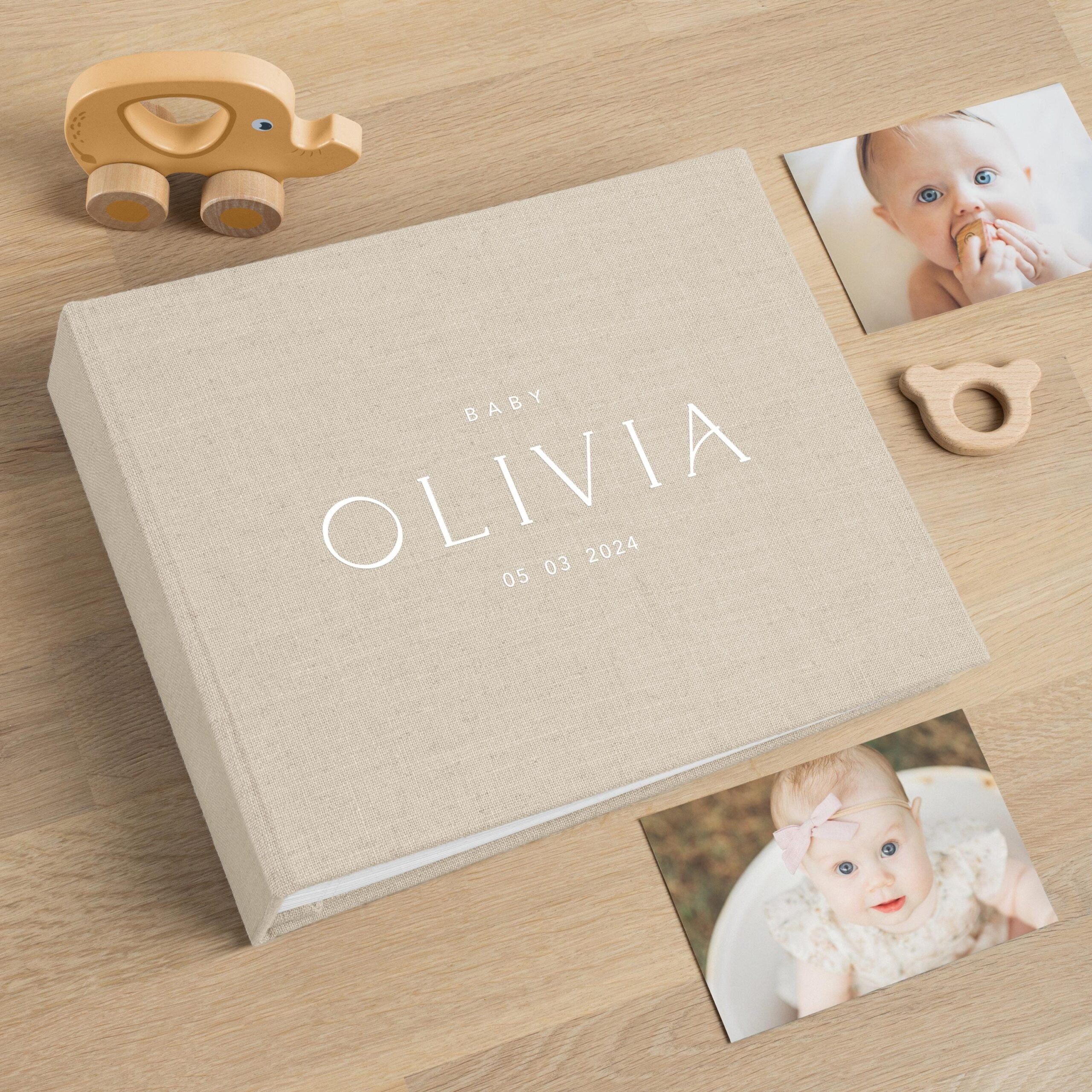 First Years Baby Memory Book | Personalized Baby Photo Album #3