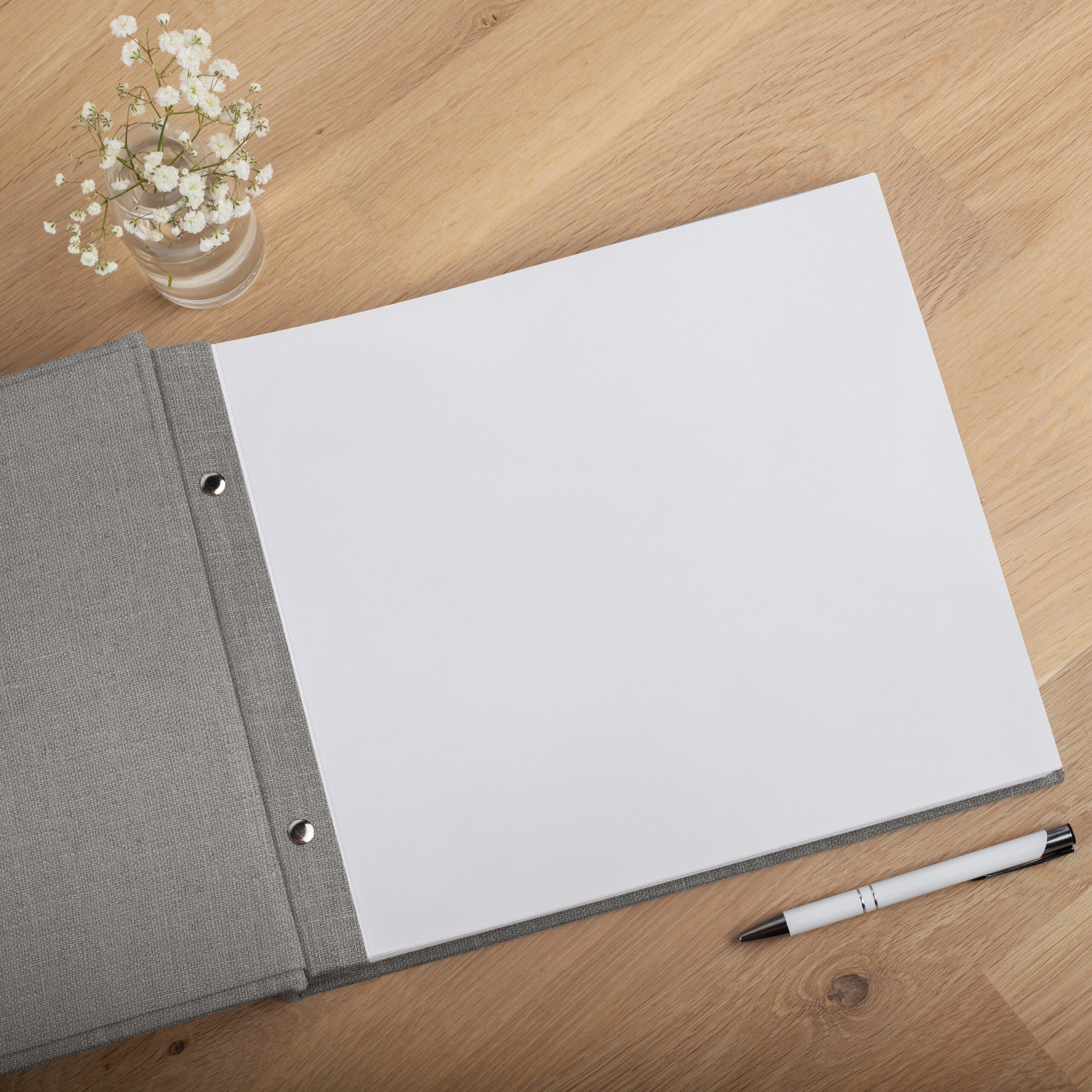 Personalized Memorial Condolence Book | Blank or Printed Pages - Image 4