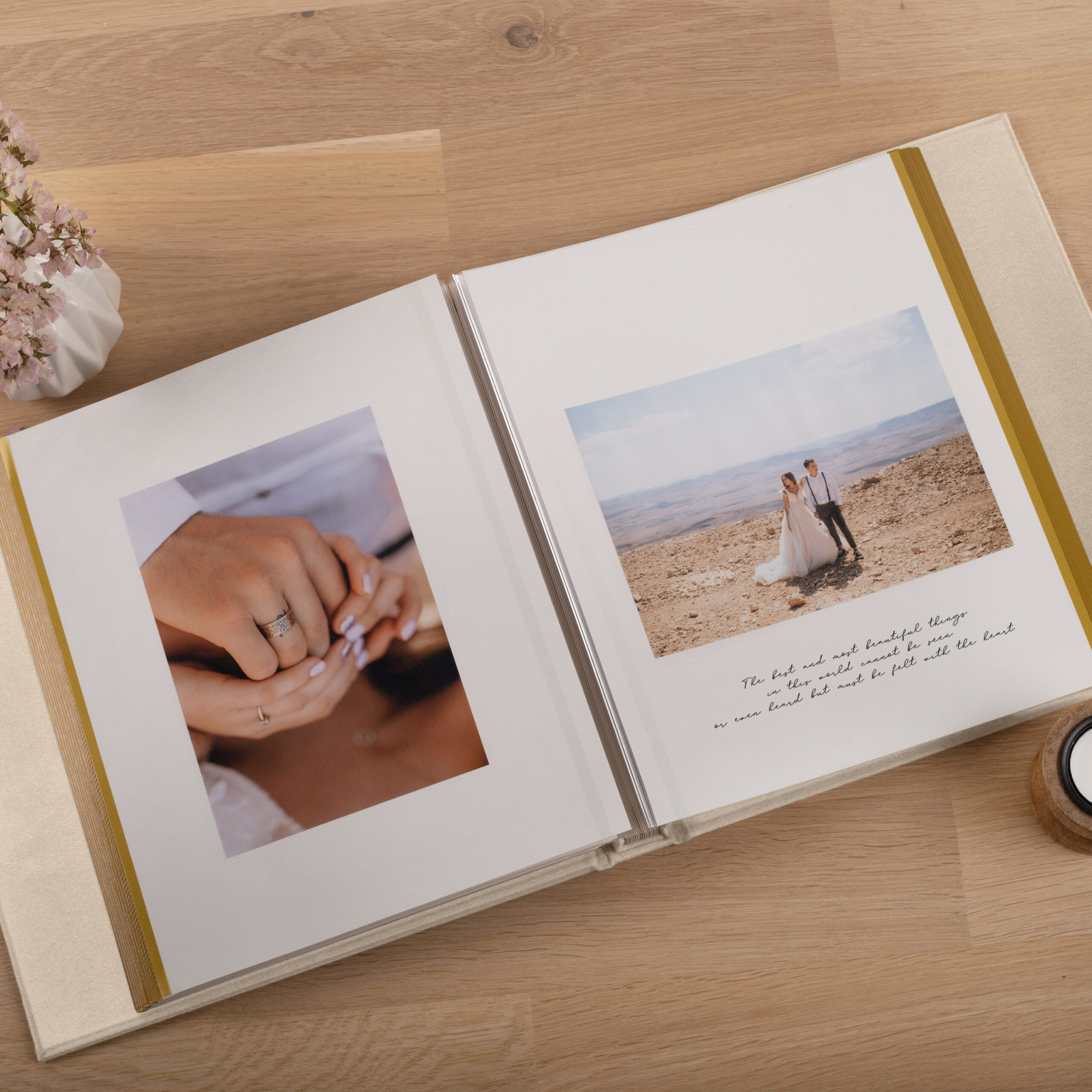 Velvet Self - Adhesive Wedding Photo Album - Image 2