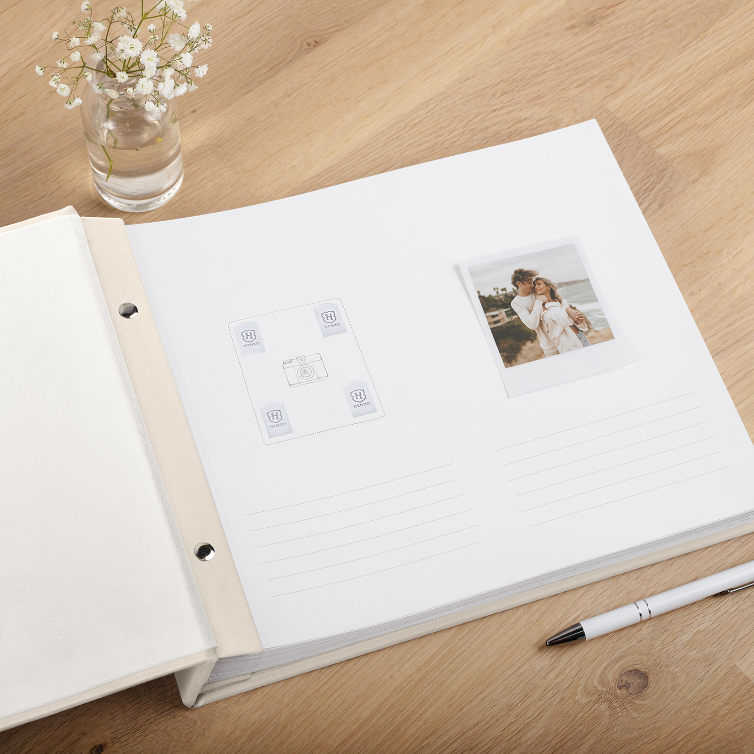 Wedding Guest Book  | Blank or Printed Pages (Embossing) - Image 4